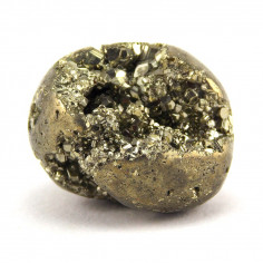 Pyrite polie pierre roulée 2