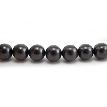 Collier en perles 12 mm de shungite