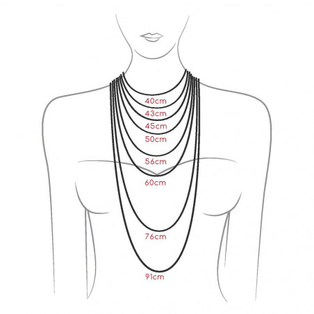 Pendentif en obsidienne oeil céleste 2 perles