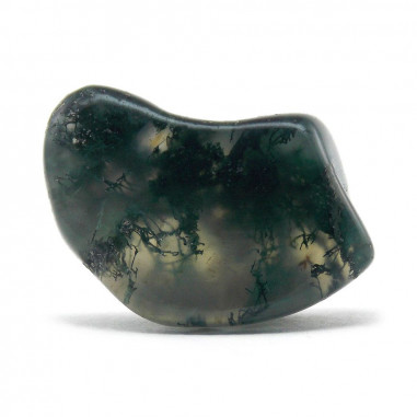 Agate mousse verte 2 à 2,5 cm, 5 à 10 g