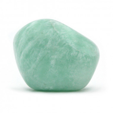Amazonite argentée d'Inde 3 cm, 15 à 20 g