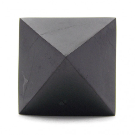 Shungite octaèdre facettée