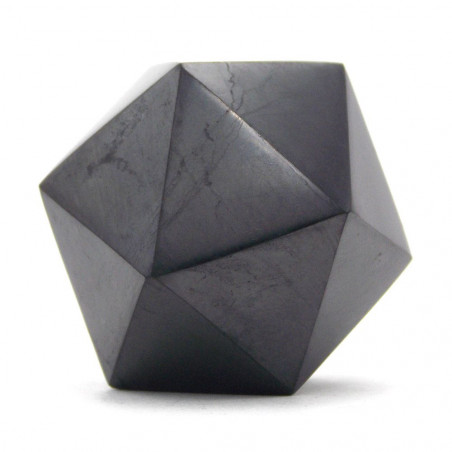 Pierre de Shungite icosaèdre
