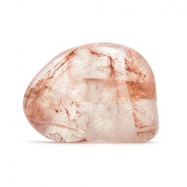 Quartz Hématoïde pierre roulée