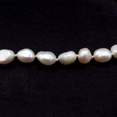 Collier en perles de culture blanches nacrées 8 mm