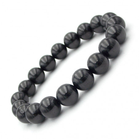 Bracelet en Shungite perles rondes