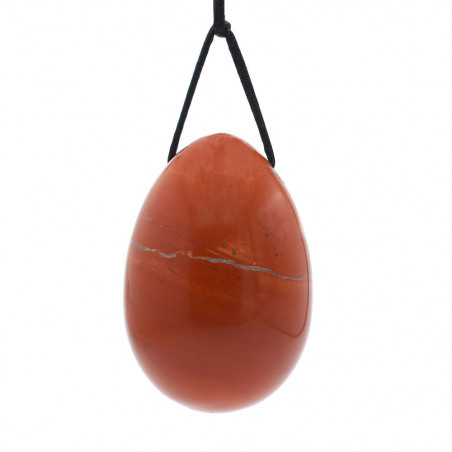 Œuf de Yoni en Jaspe rouge