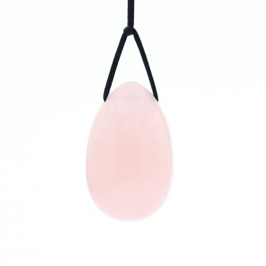 Œuf de Yoni en Quartz rose