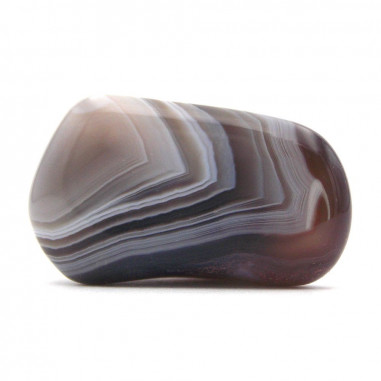 Agate grise pierre roulée