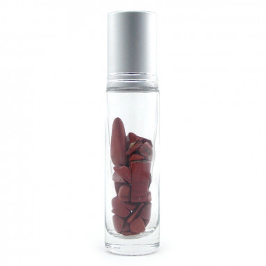Roller Stick-bille Jaspe rouge 10 ml pour huiles essentielles