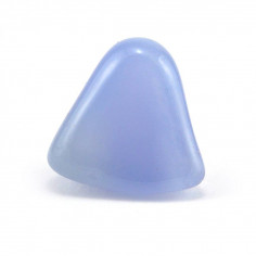 Calcédoine bleue extra pierre roulée 2