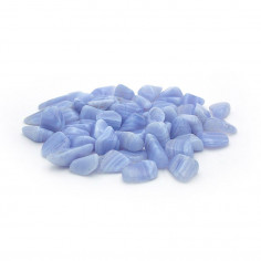 Calcédoine bleue extra pierre roulée 2