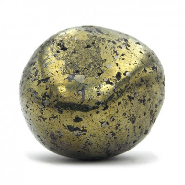 Chalcopyrite pierre roulée