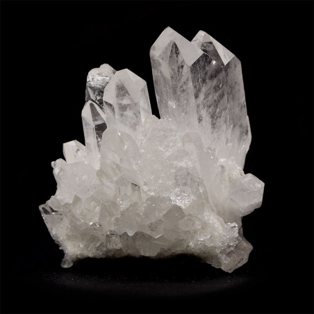 Amas cristallin, cristal de roche brut