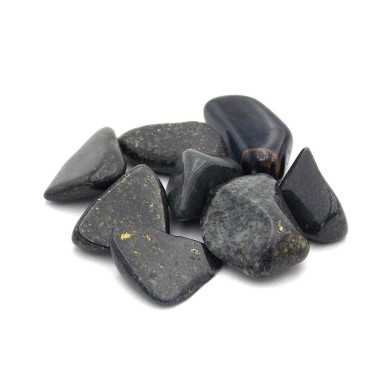Jade Magnétite (Jade noir) pierre roulée