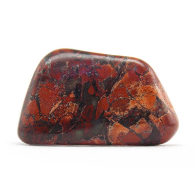 Jaspe Breschia pierre roulée