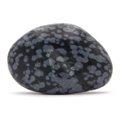 Obsidienne neige pierre roulée 2