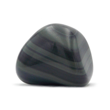 Obsidienne platinium pierre roulée