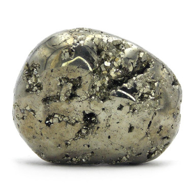 Pyrite polie pierre roulée