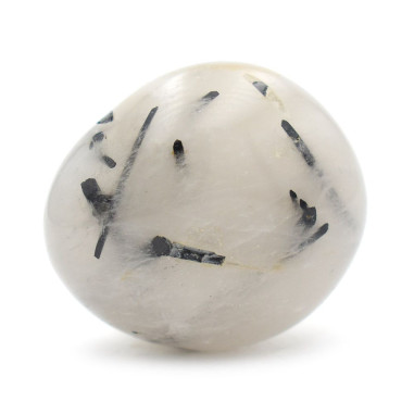 Quartz tourmaline pierre roulée