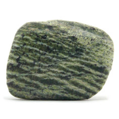 Serpentine Oeil d'argent semi roulée 2