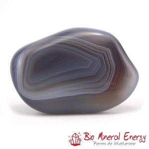 Agate grise du Botswana