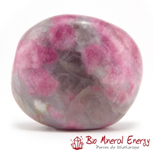 Tourmaline rose sur quartz d'Afrique